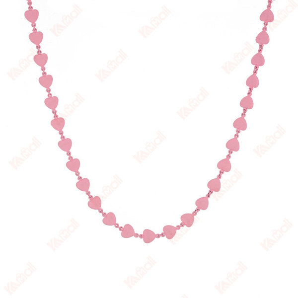 heart necklace love chain candy